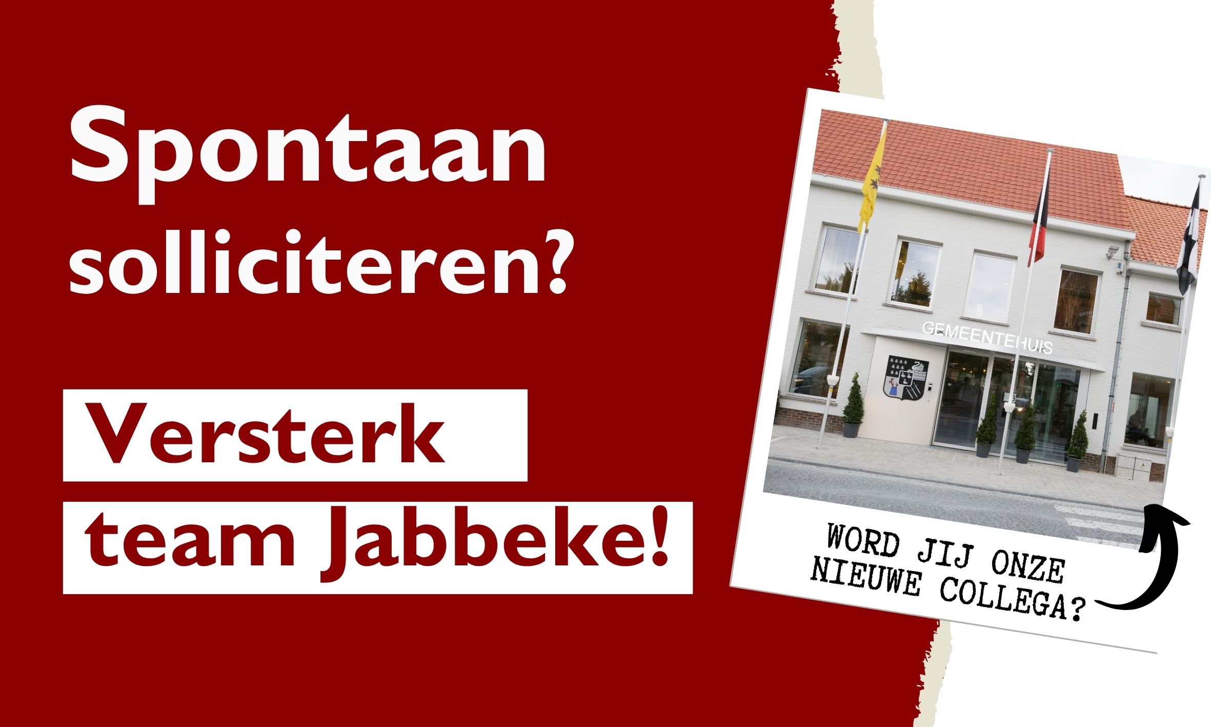 SPONTAAN SOLLICITEREN